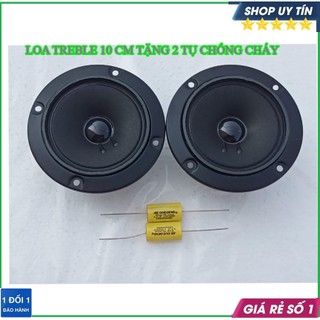 Loa treble giấy 10 cm 2 từ tặng 2 tụ chống cháy