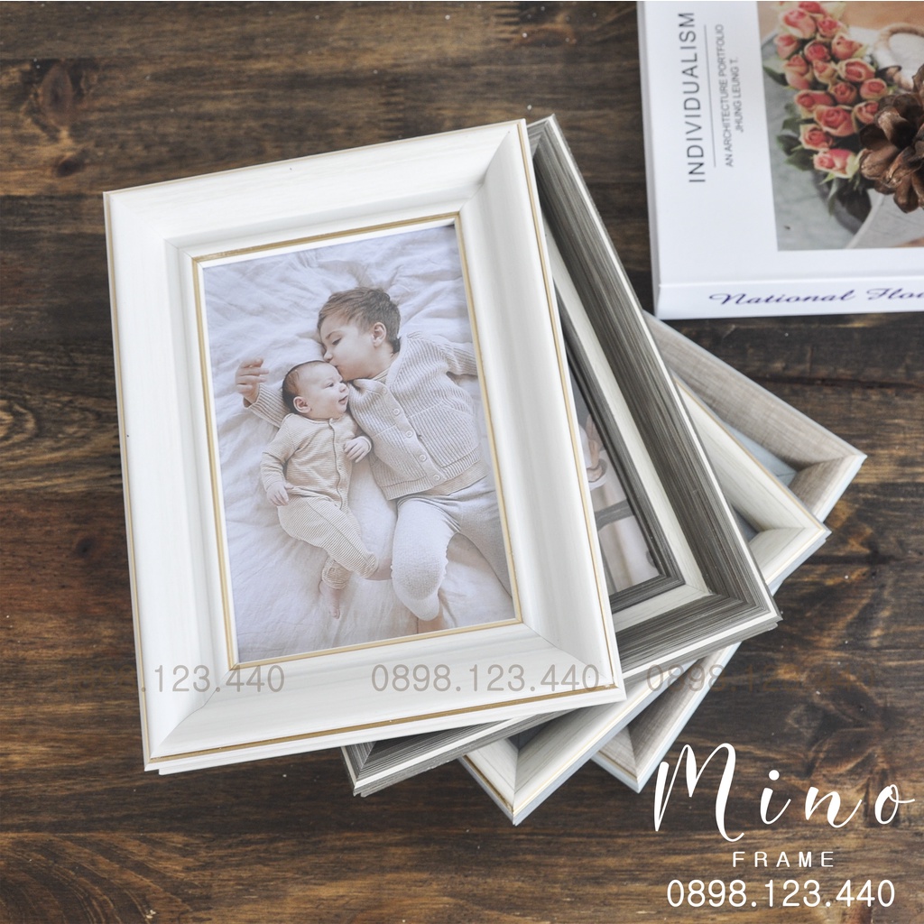 Khung Ảnh Gỗ Nhiều Kích Thước Trang Trí Phòng Khách, Phòng Ngủ Mino Frame