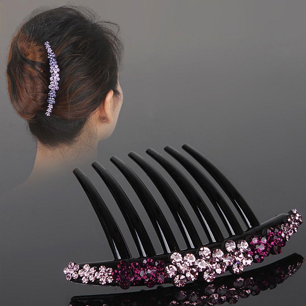 Lược Cài Tóc Đính Hoa Lấp Lánh 15H Cho Cô Dâu