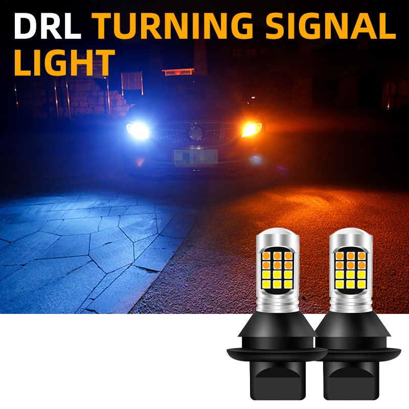 Bộ 2 Đèn Tín Hiệu Ban Ngày BA15S 1156 p21w BAU15S PY21W T20 W21W 7440 30LED