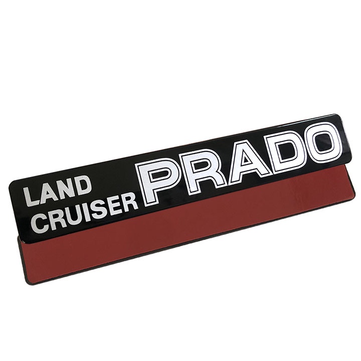 Tem Logo chữ nổi Land Cruiser Prado dán đuôi xe