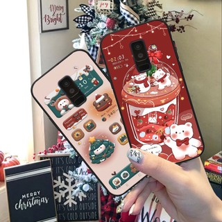 Ốp Samsung A6 2018 / A6 Plus / A6+ in hình giáng sinh , Noel merry christmas dễ thương cute mẫu mới