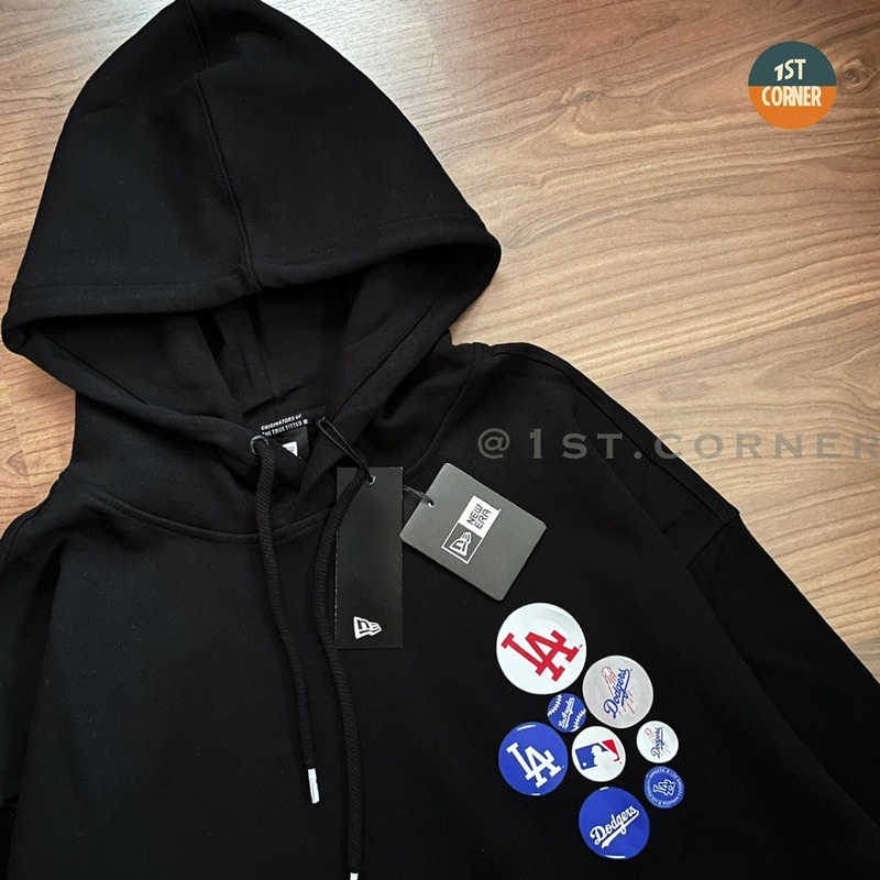 /HÀNG CHÍNH HÃNG/ Áo Hoodie nỉ New Era - MLB PIN BUTTON