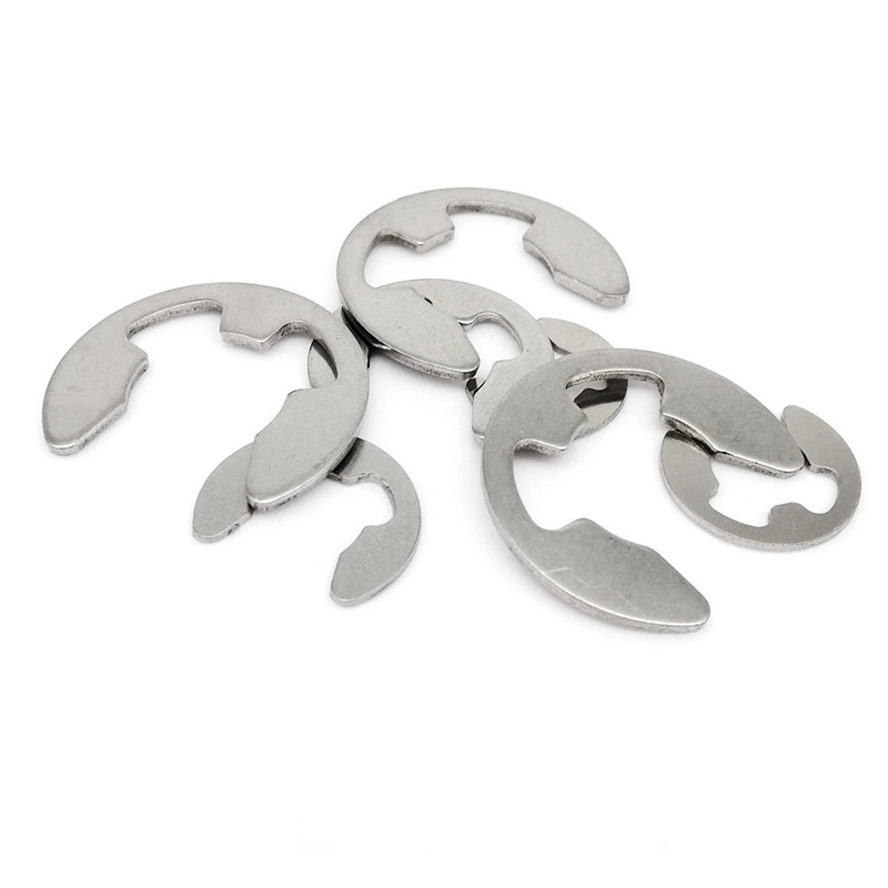 Set 580 Vòng Đệm Hình Chữ E 1.5mm-10mm Bằng Thép Mangan Chuyên Dụng