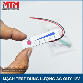 Mạch test dung lượng bình ắc quy 12V