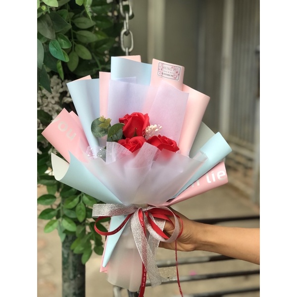 Bó hoa sáp 3 bông Nt91021