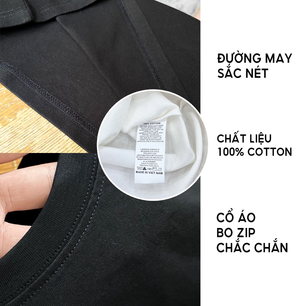 Áo phông GC, áo thun nam nữ chất liệu cotton 100% 012