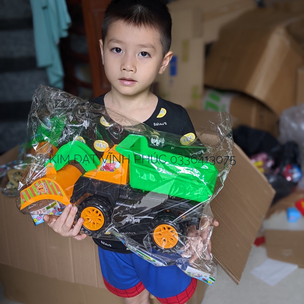 Đồ chơi máy công trình siêu to , bền đẹp cho bé . máy xúc , máy ủi , xe ben . Mô hình xe cẩu