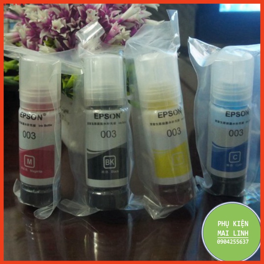 ☘️Mực in màu 003 L1110, L3110, L3150,L4150,L1110- mã 003 nhập khẩu