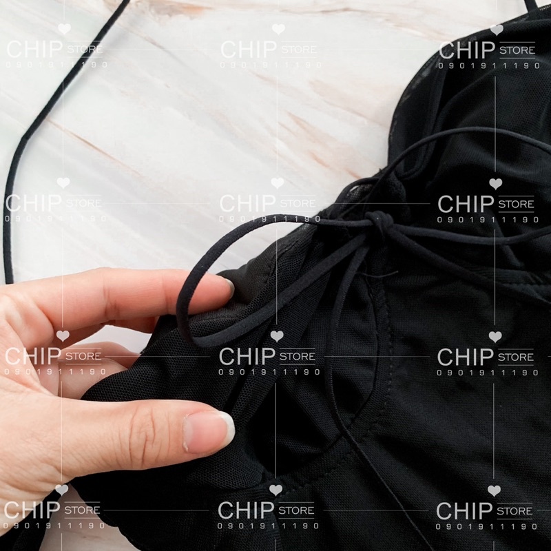 VÁY ÔM BODY PHỐI REN THẮT DÂY XUẤT ÂU XỊN SANG CHẢNH -