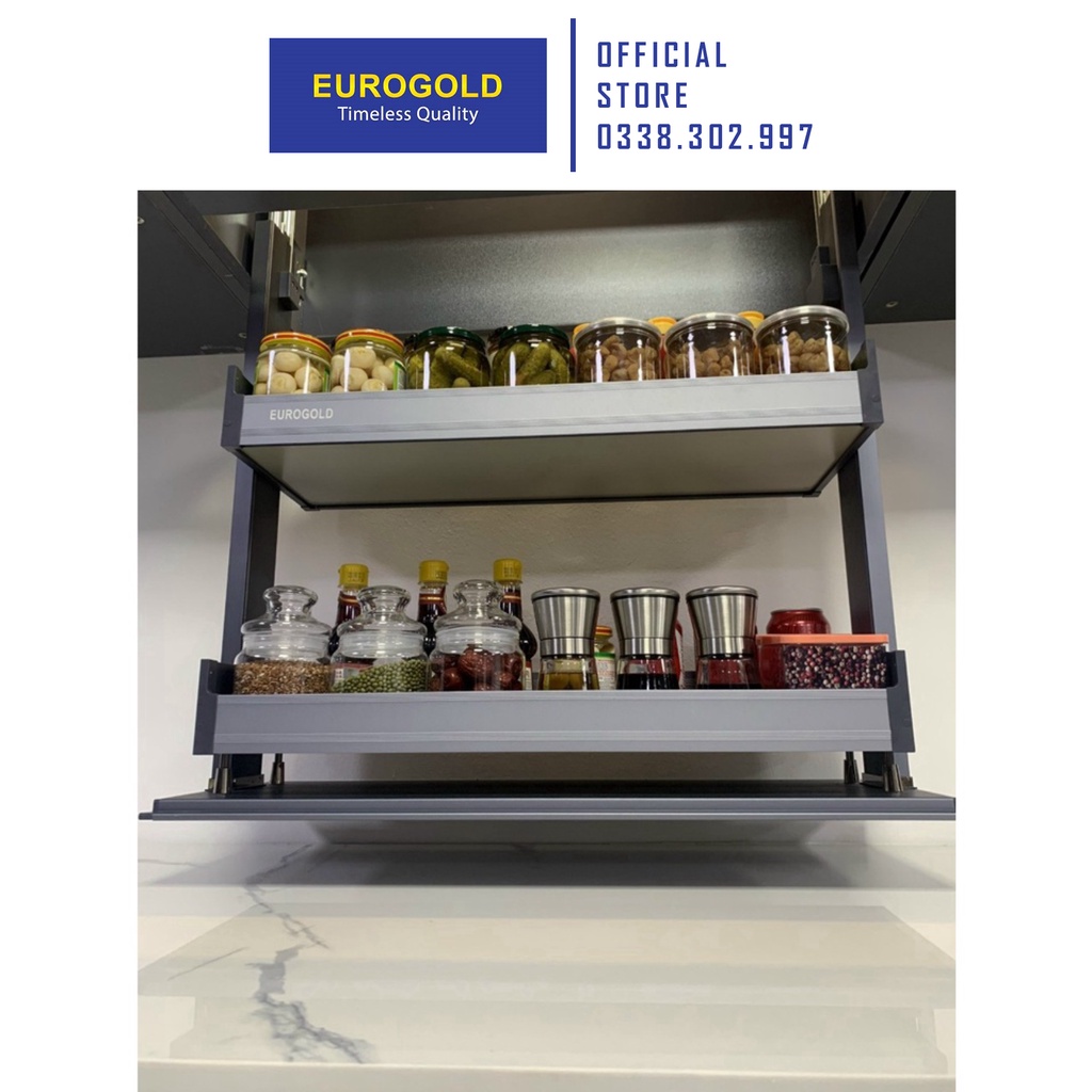 KỆ GIA VỊ THÔNG MINH - KỆ GIA VỊ ĐIỆN EUROGOLD