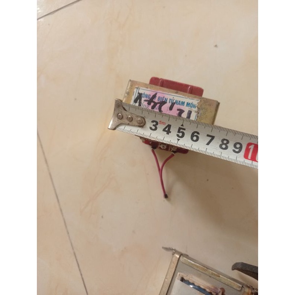 Biến áp đối xứng 12V-0-12v hàng cũ bóc máy loa vi tính, biến áp bóc máy loa vi tính