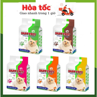 Cát đậu nành cho mèo HAPPY PET 6L