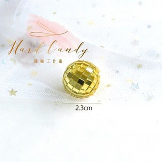 Trang trí quả cầu vàng lấp lánh 2.3cm