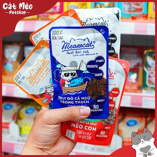 [Pate Meowcat] Pate Cho Mèo Gói 70g Nhiều Vị