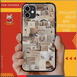 Ốp điện thoại Go away HAPPINESS LUNARAT iphone 7/8/x/xr/xs/11/12 plus pro max OK-PAP20210497