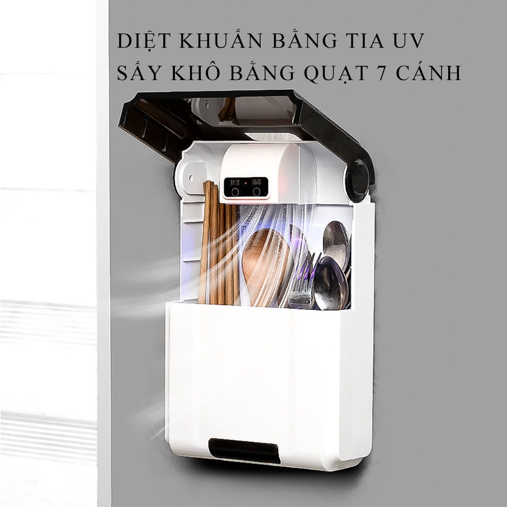 Máy Sấy Đũa, Máy Khử Khuẩn Đũa Thìa Bằng Tia UV Cao Cấp