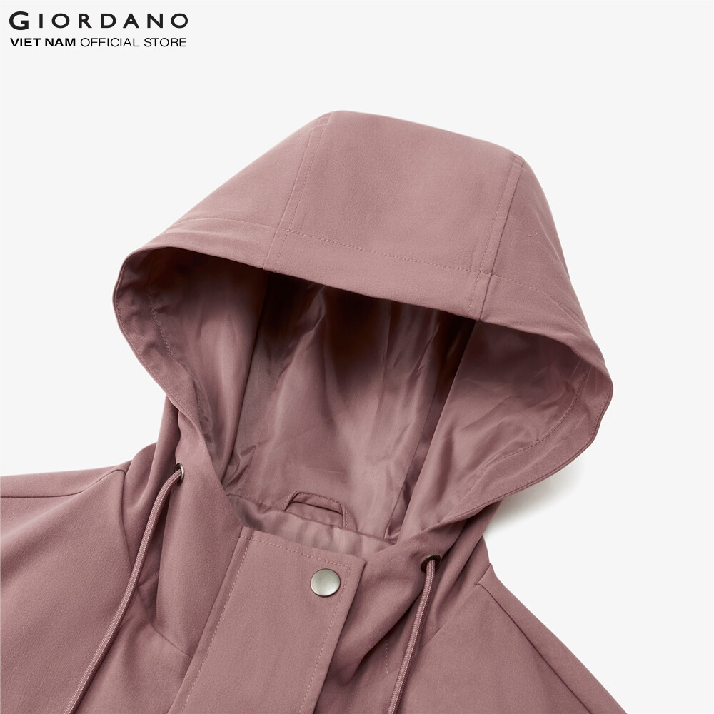 Áo Khoác Nhẹ Nữ Light Weight Parka Jacket Giordano 05372609