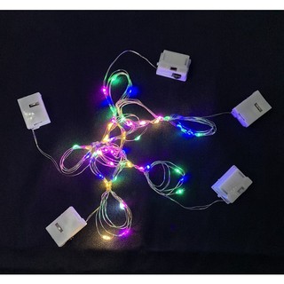 Đèn led trang trí đèn đom đóm kèm sẵn 3 pin dài 3m