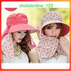 Mũ chống nắng 2 lớp vành rộng
