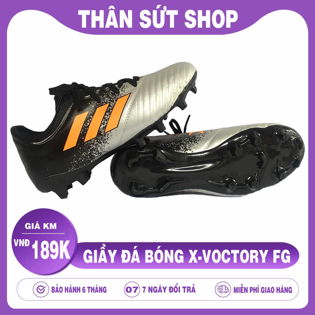 Giầy đá bóng X-Victory sân cỏ tự nhiên mẫu mới 2020 đủ màu, đủ size 38-43 tf