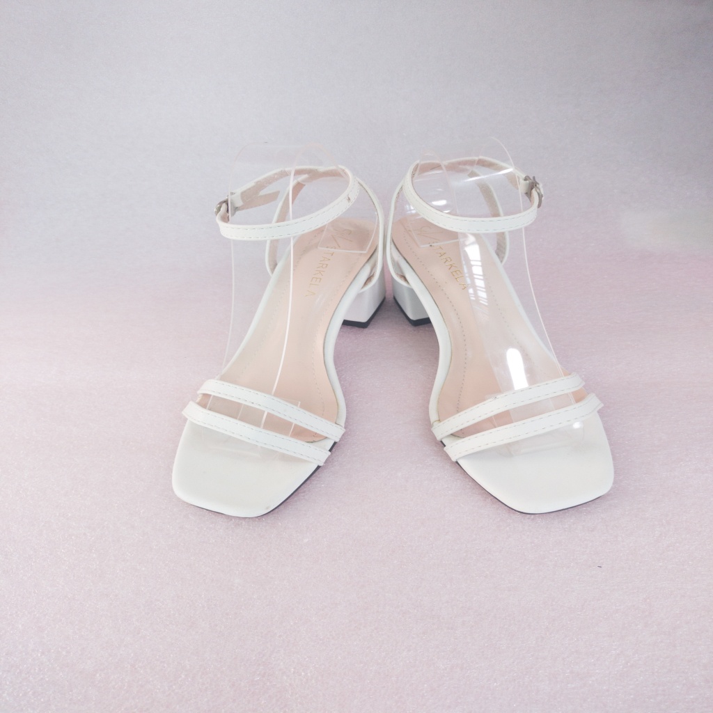 Giày cao gót quai mảnh 2 dây đế trụ 5p mã N49 sang chảnh sandal cao gót xinh hot trend