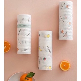 Cuộn giấy lau đa năng tiện ích 50 khăn/giấy lau dầu