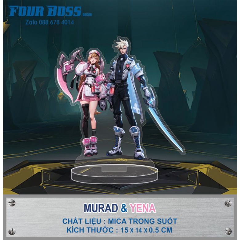 Mô Hình Tướng Murad & Yena Trong Game Liên Quân Mobile - Arena of Valor