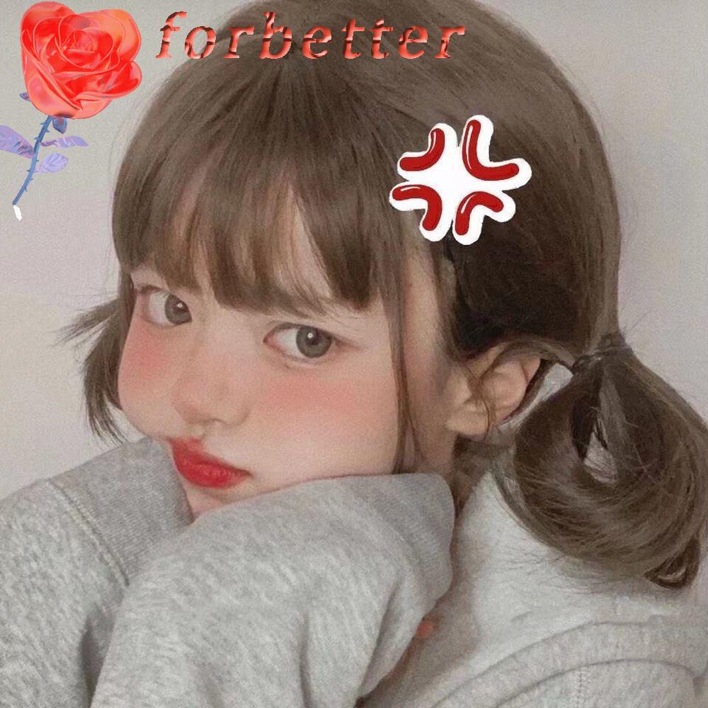 Kẹp Tóc Mỏ Vịt Hình Giọt Nước Họa Tiết Hoạt Hình Vui Nhộn Phong Cách Hàn Quốc Cho Nữ