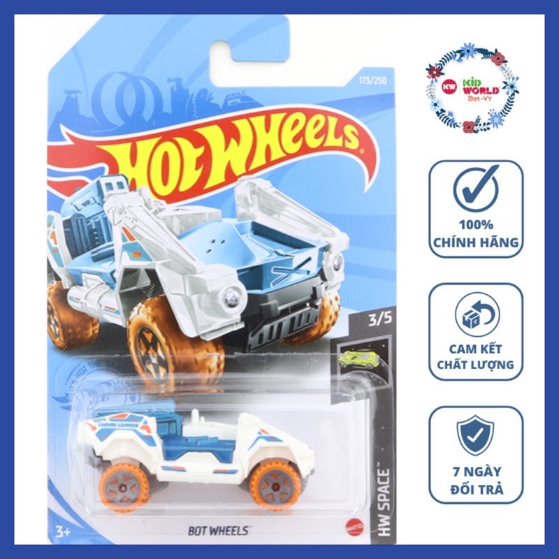 Xe mô hình Hot Wheels basic Bot Wheels GTC02, 40K.