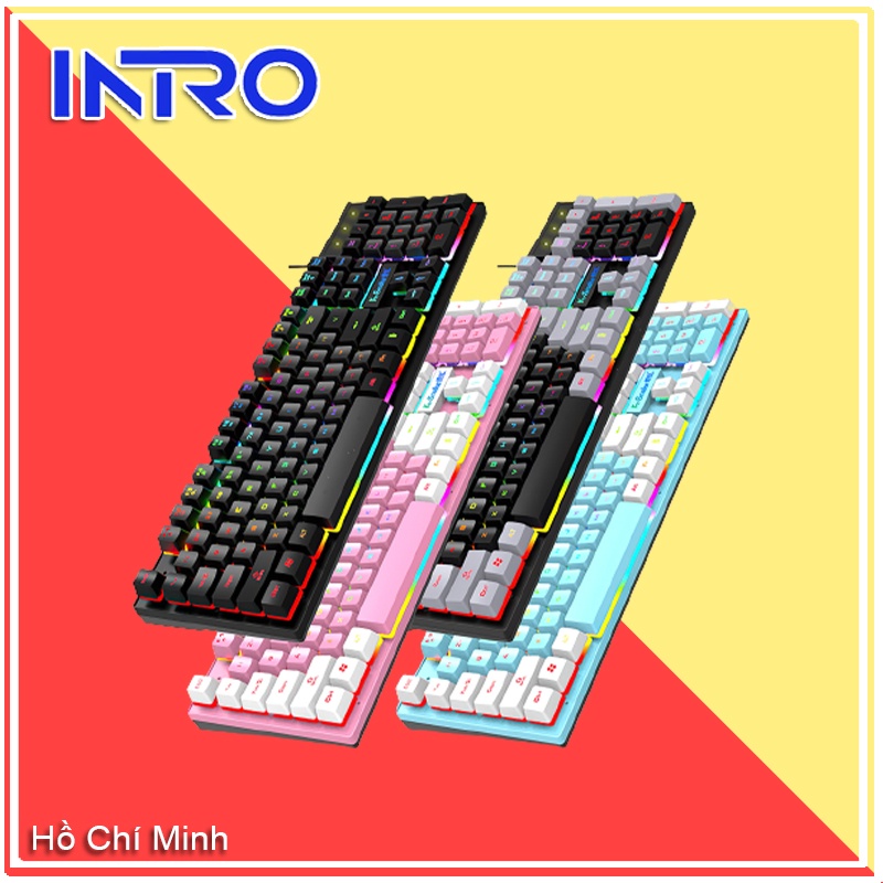 Bàn phím có dây giả cơ chuyên dụng K4 2022 (bốn màu)，Bàn Phím giả cơ chuyên game Có Dây có LED 104 phím dành cho máy tín