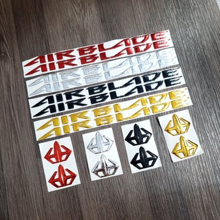 Tem dán xe airblade nổi,tem logo airblade nhựa dẻo cao cấp siêu zin