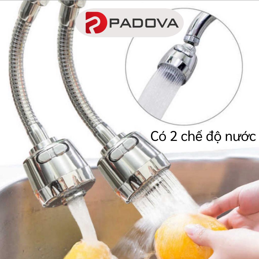 Đầu Nối Vòi Nước Rửa Chén Tăng Áp Xoay 720 Độ Với 2 Chế Độ Nước Chảy PADOVA 8359