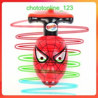 Đồ Chơi Người Nhện Quay Phát Sáng Phát Nhạc