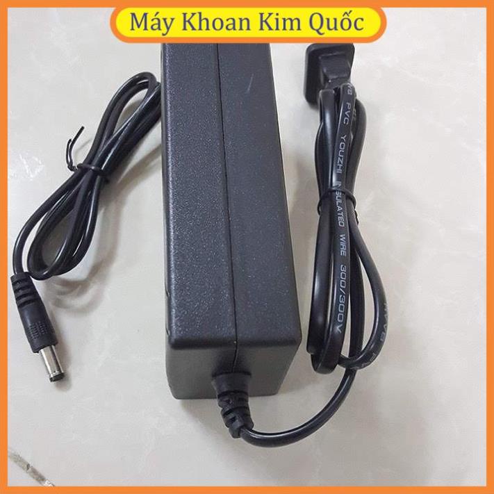 Sạc 21V Jack 2.5 Chuyên Sạc Pin Li-ion 21V 10 Cell 15 Cell (Pin Máy Khoan), Có Đèn Báo Đầy. - Loại Tốt
