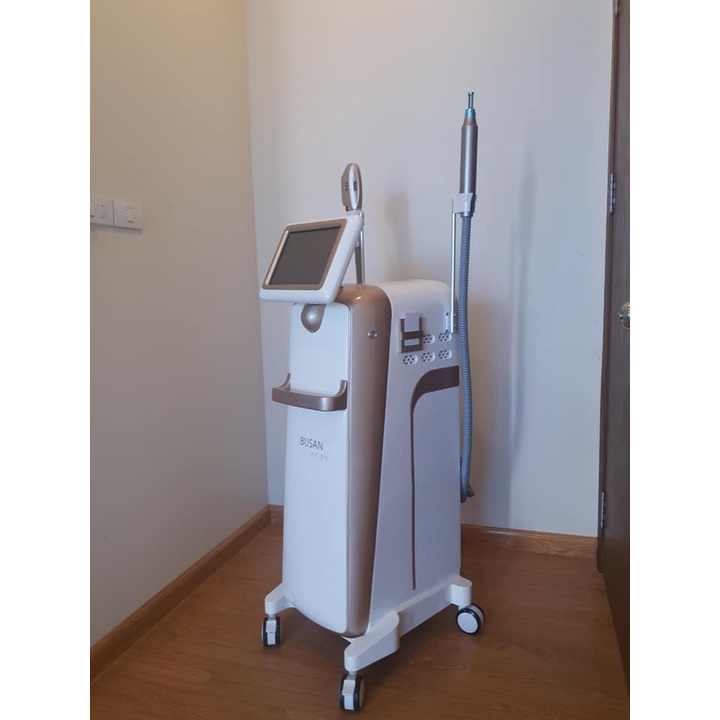 Máy triệt lông vĩnh viễn spa BUSAN và laser xóa xăm xóa nám tàn nhang