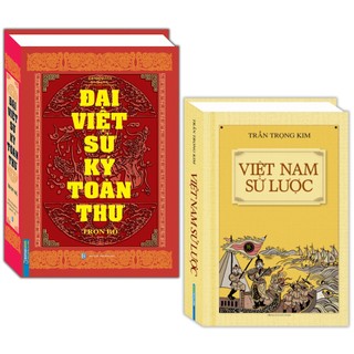 Sách combo 2 quyển đại việt sử ký toàn thư trọn bộ + việt nam sử lược