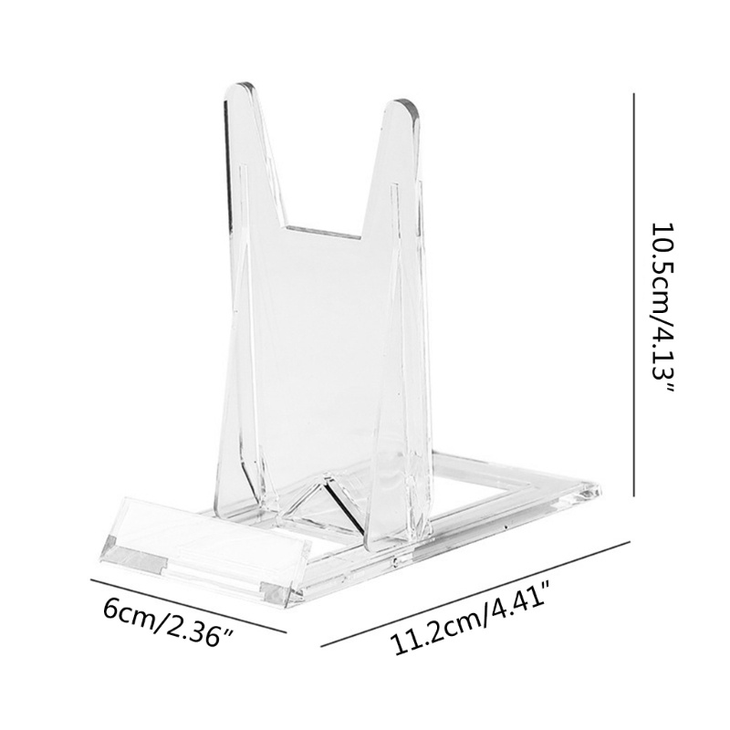 Bộ 10 Giá Đỡ Trưng Bày Khung Ảnh Bằng Acrylic Tùy Chỉnh Tiện Dụng Trang Trí Tiệc / Lễ Hội