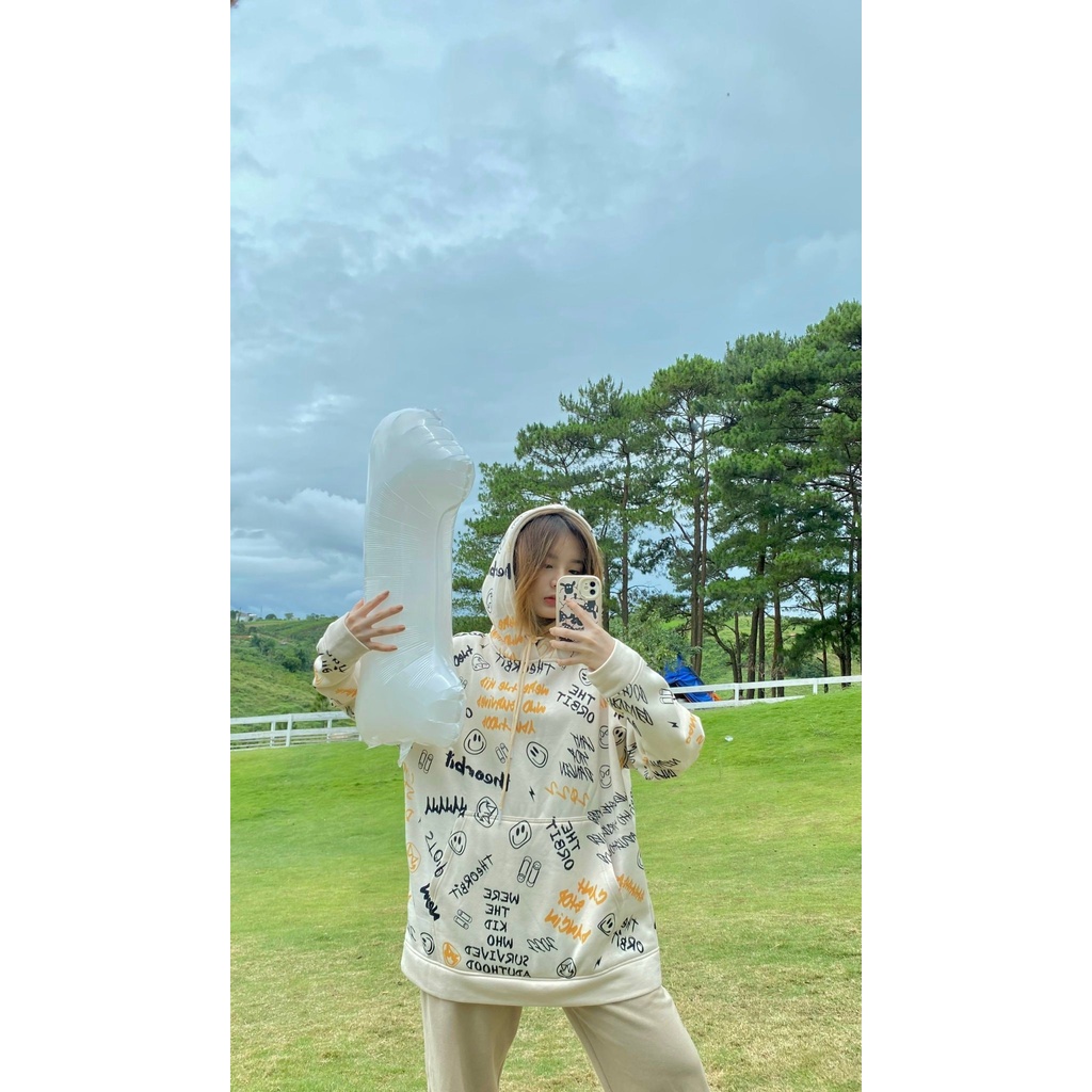 Áo Hoodie Doodle Sketch The ORBIT