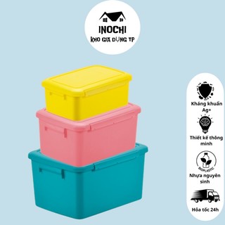 Combo 3 thùng rác nắp lật 10l