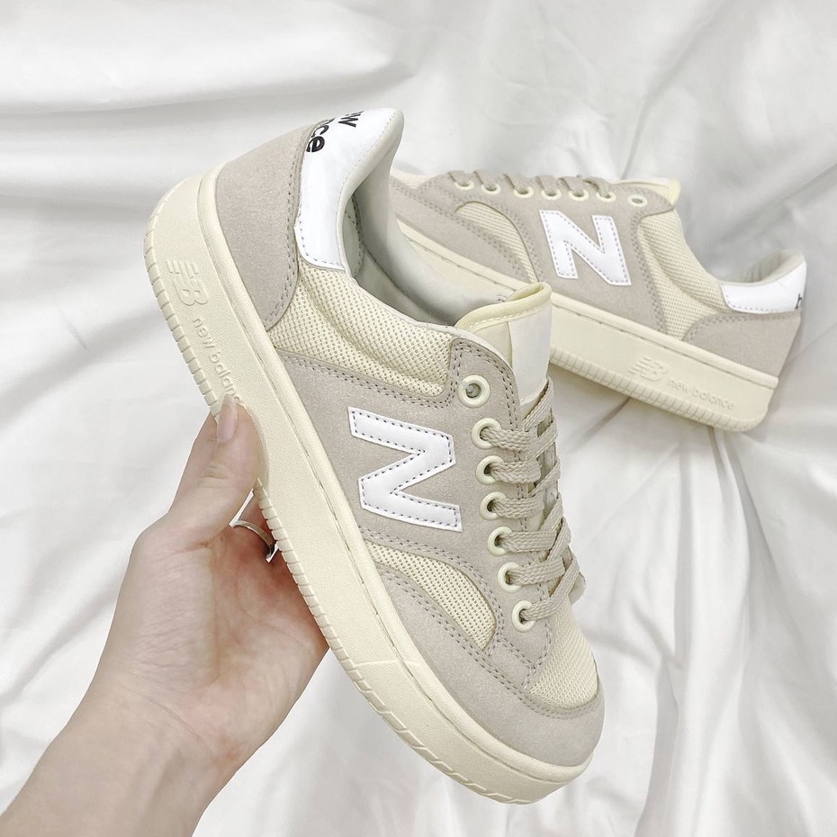 Giày N_B CRT.300 2.0 kem _ Mẫu Mới cao cấp  Fullbox, Giày thể thao nữ nb 2.0 ctr300 kem