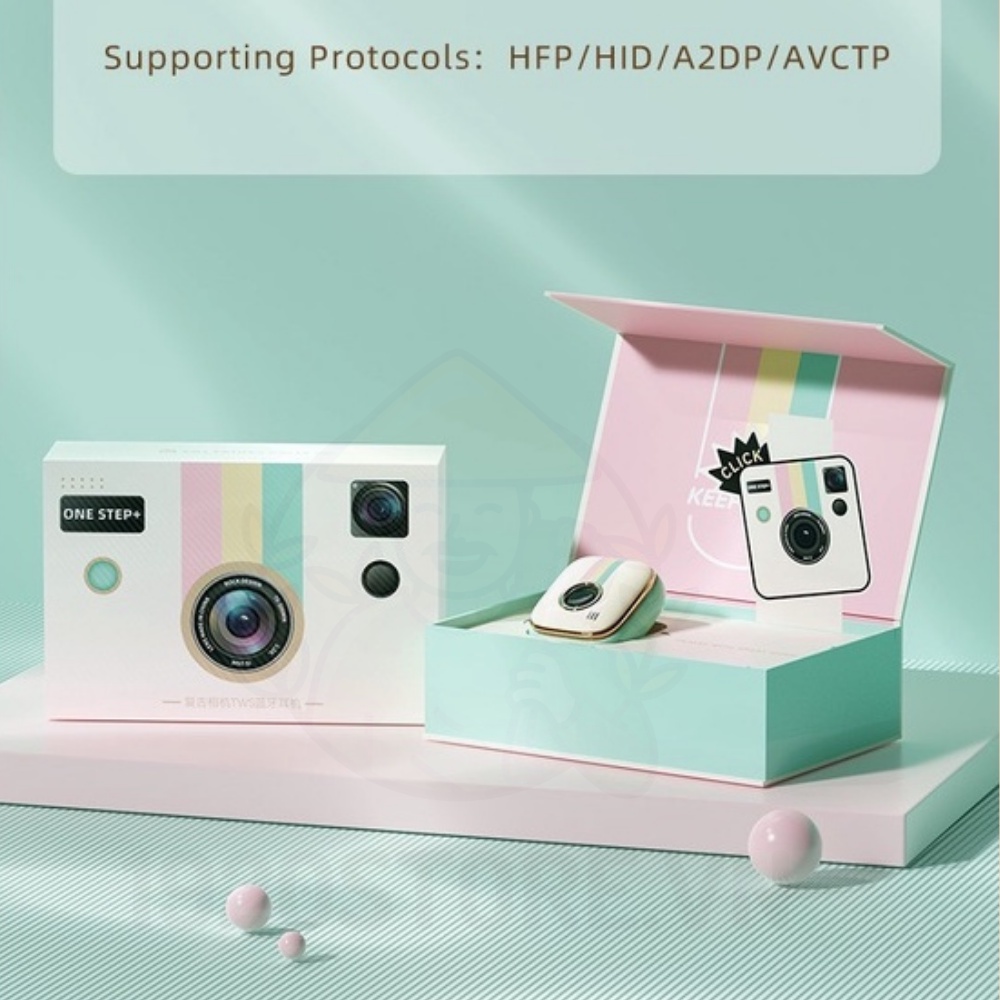 Tai Nghe Không Dây Bluetooth  Rock Retro Style True Wireless Stereo Rockspace Nghe 12H - Chính Hãng BH 12T