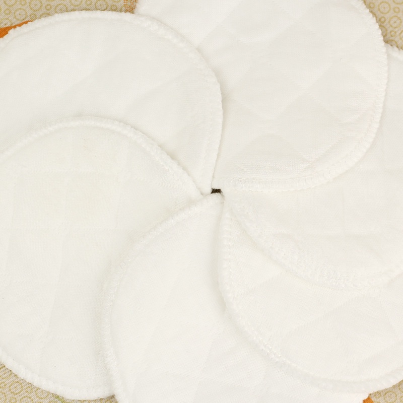 Miếng lót thấm sữa cotton hữu cơ mềm mại thấm hút tốt có thể giặt và tái sử dụng Shop Bố Soup