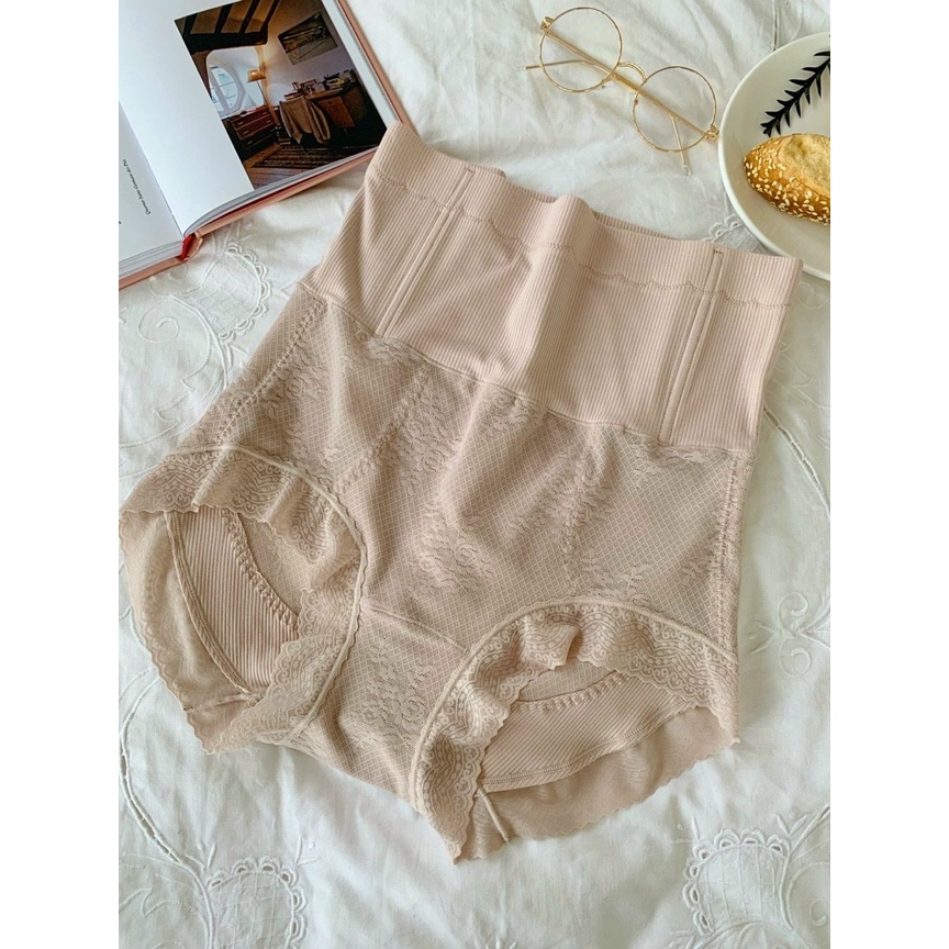 Quần lót nữ Embra gen bụng cạp cao định hình eo chất ren cao cấp EBQL61