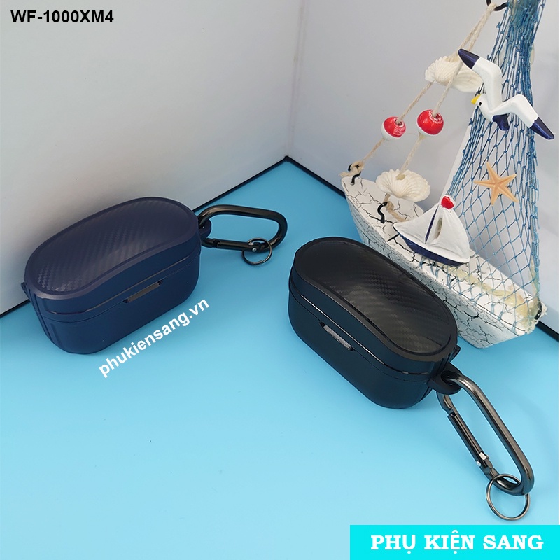 - Ốp carbon phay xước chống sốc kèm móc cao cấp