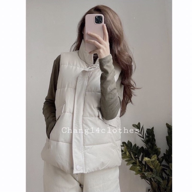 _Áo Gile Nhung Tăm Hàng QC