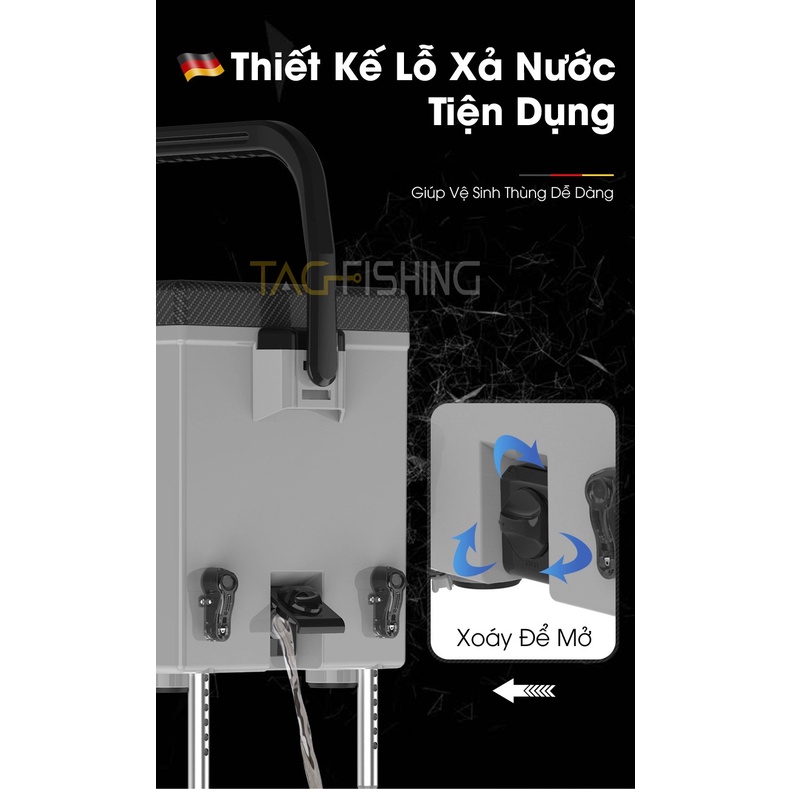 Thùng Câu GUIDE 2900E Carbon 2022