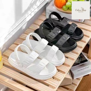 Sandal nữ bánh mỳ nhún siêu nhẹ