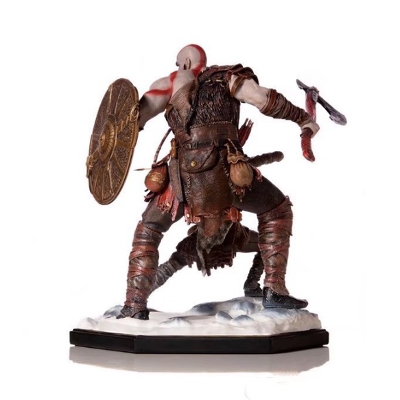 Mô Hình Game God of War Kratos Atreus Hàng St1 Chất Lượng Cao