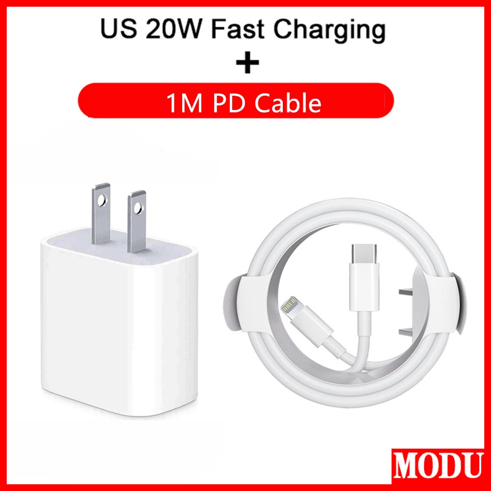 Bộ Sạc Nhanh MODU 20W Pd Usb C Cho Iphone 14 X 7 8 9 13 Pro Max 12 mini 11 11